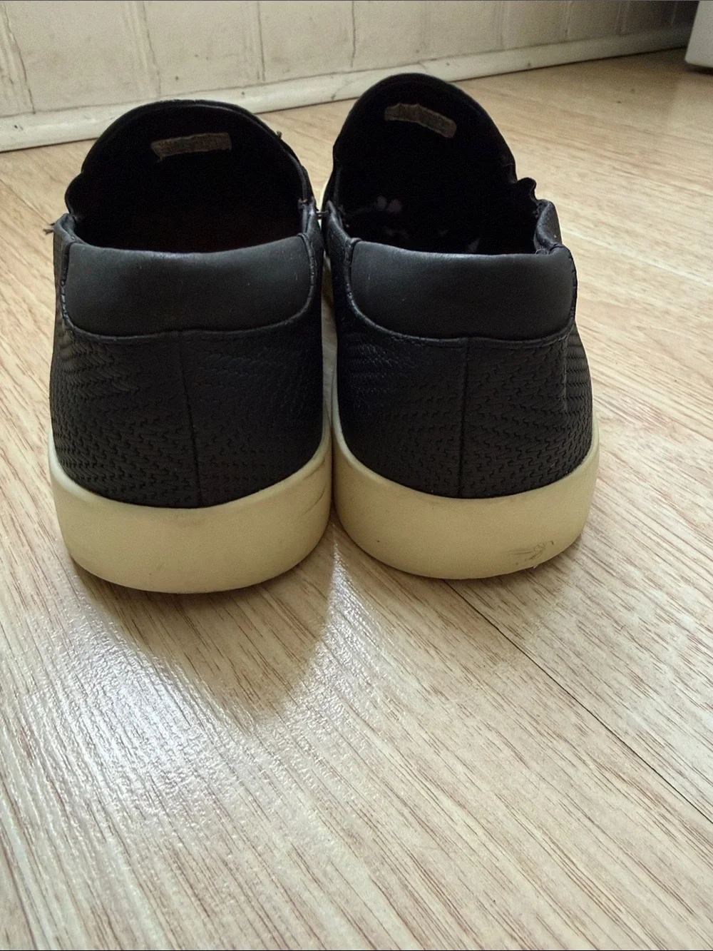 Call It Spring Women’s Vegan Northelle Round Toe Slip-Ons - Black Size 6.5
